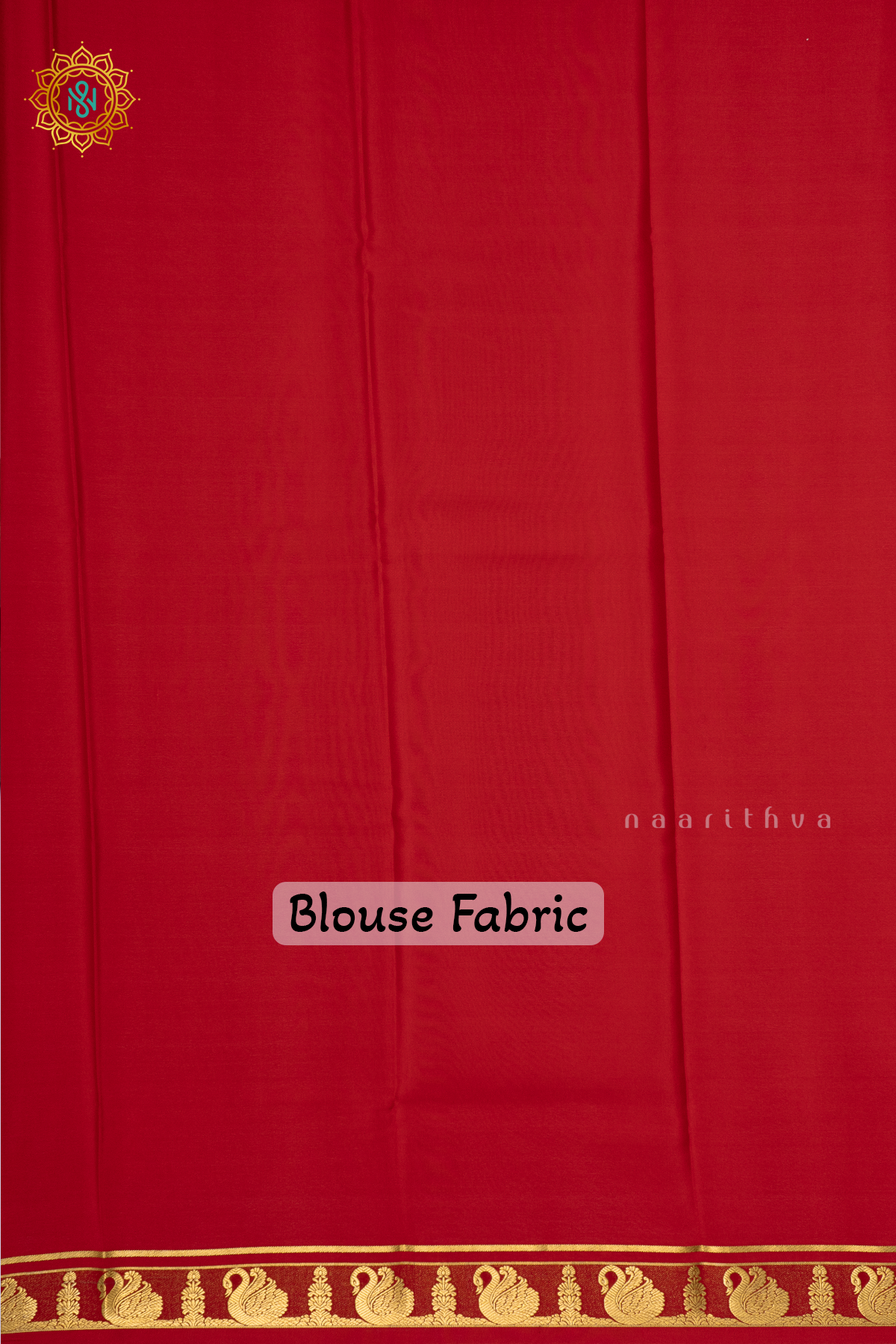 RED - PURE MYSORE CREPE SILK