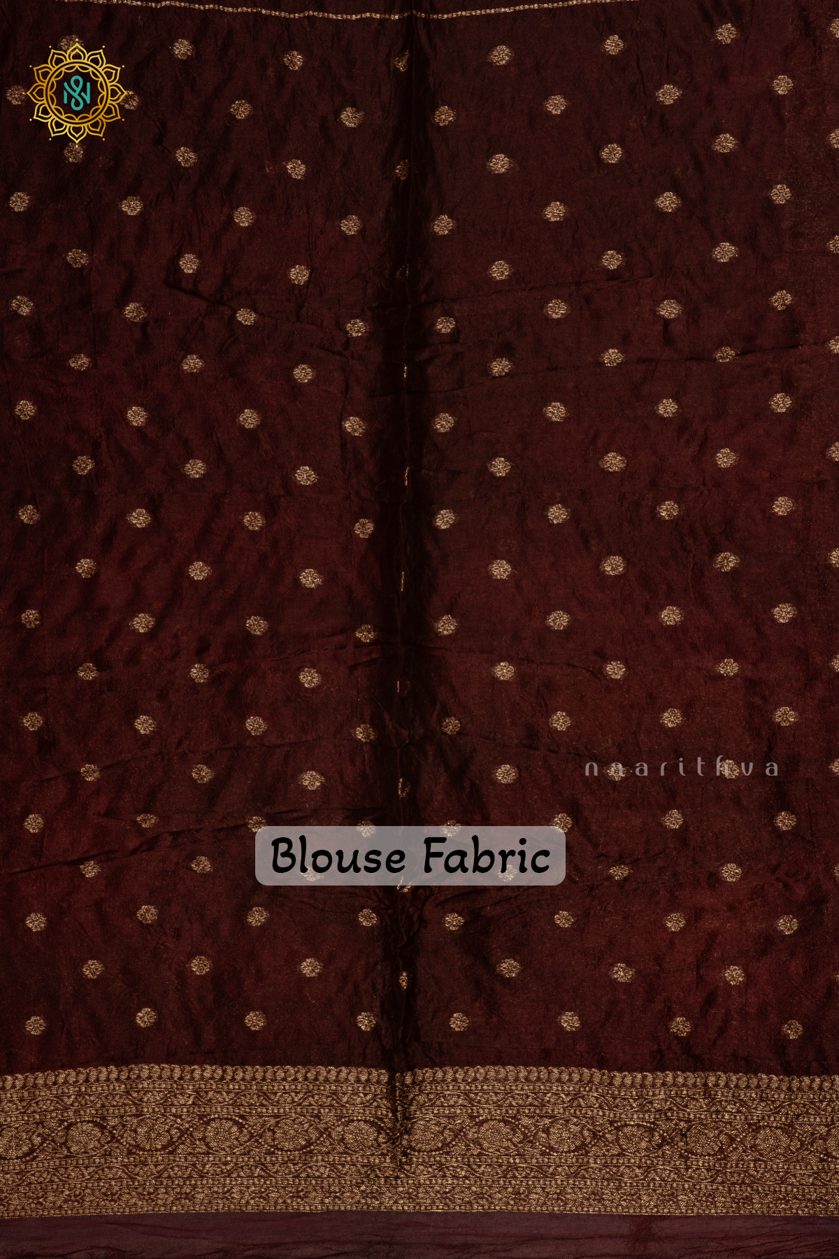 BROWN - SEMI TUSSAR WITH BANDHINI TIE & DYE SAREE
