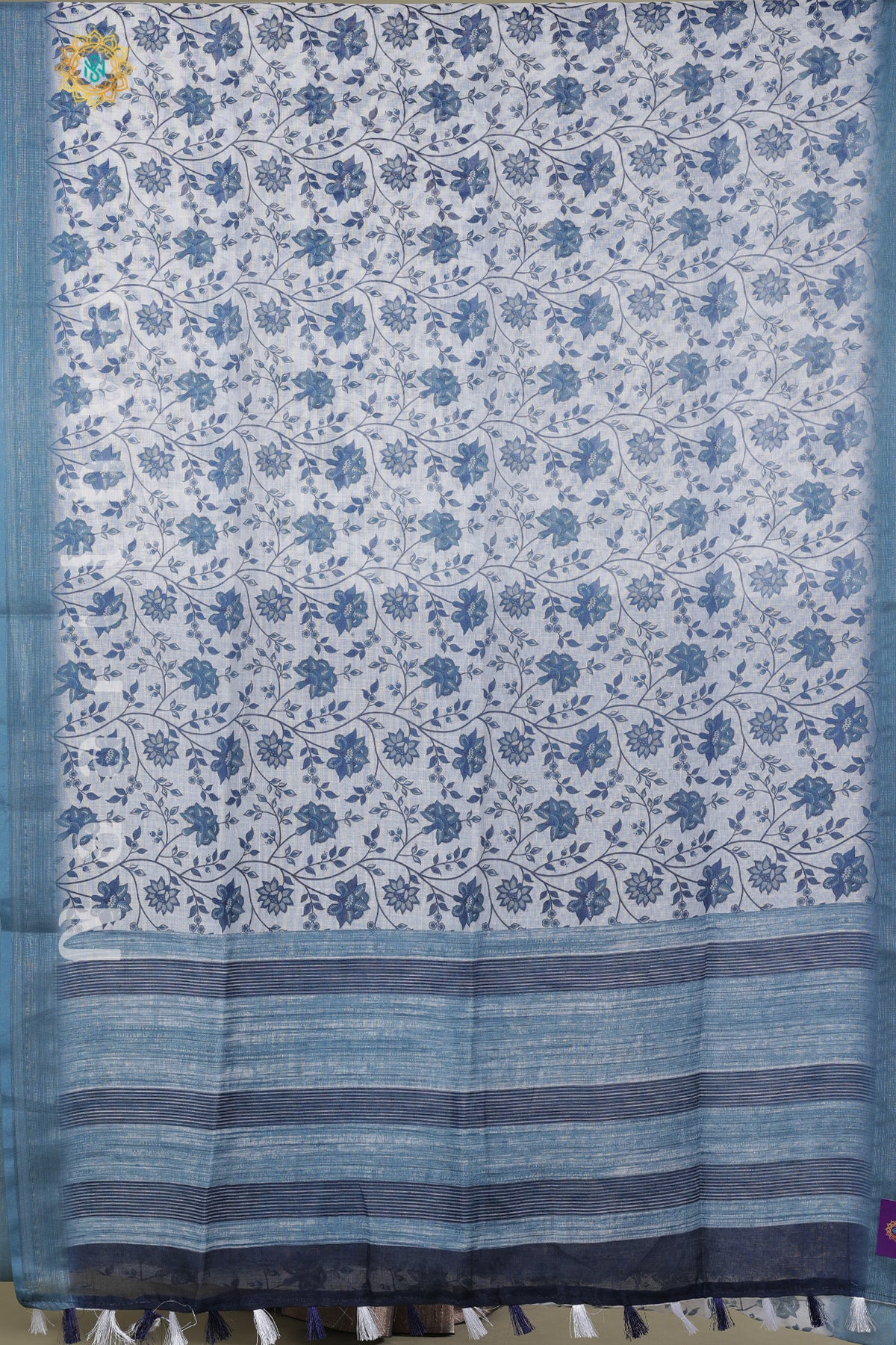 BLUE & WHITE - LINEN BY COTTON