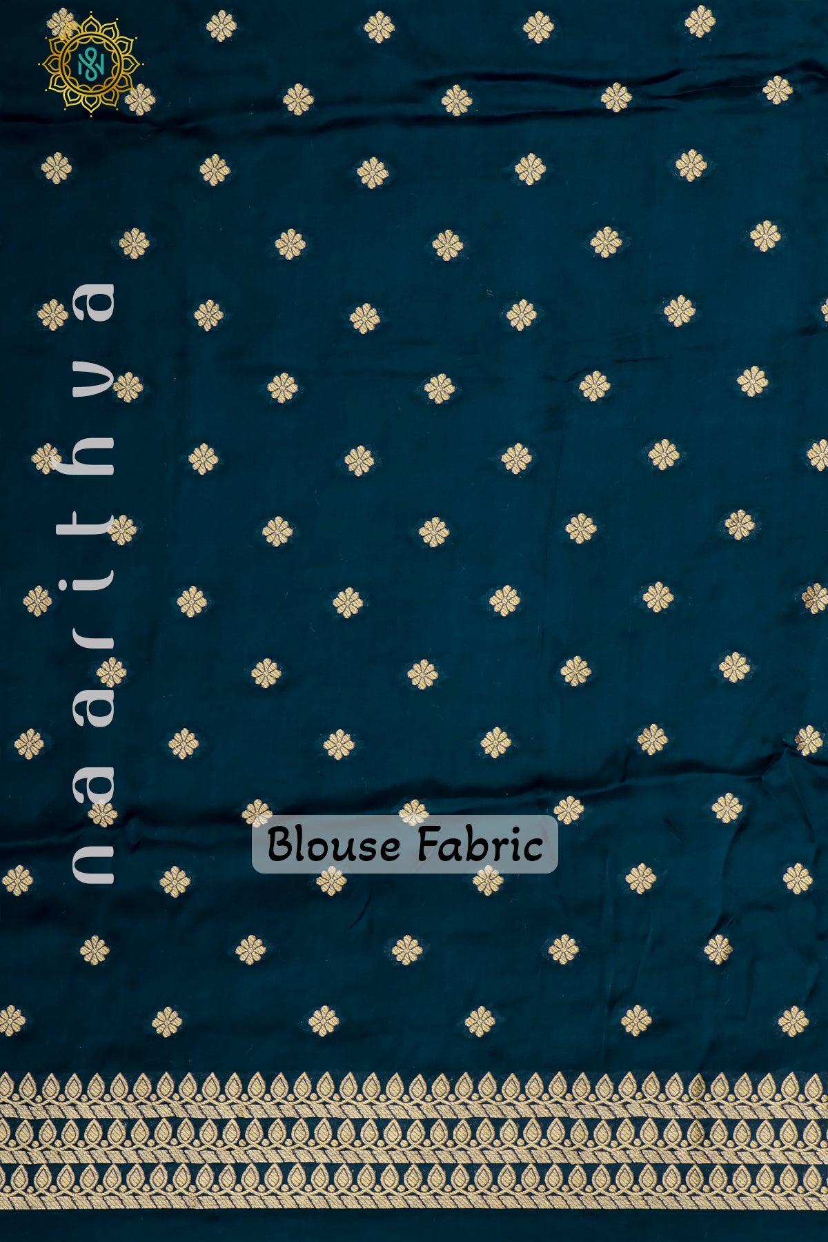 PEACOCK BLUE - SATIN CREPE