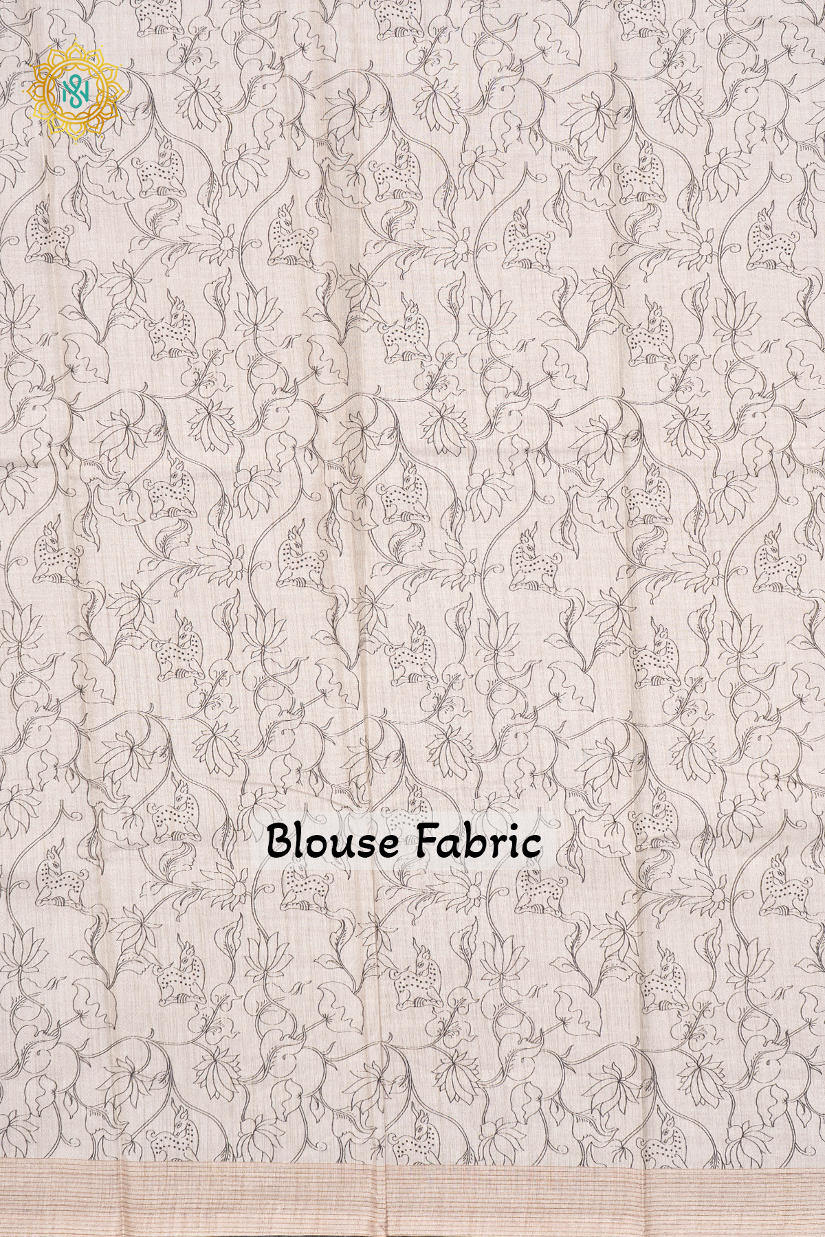 OLIVE GREEN WITH OFF WHITE - KOTHA TUSSAR