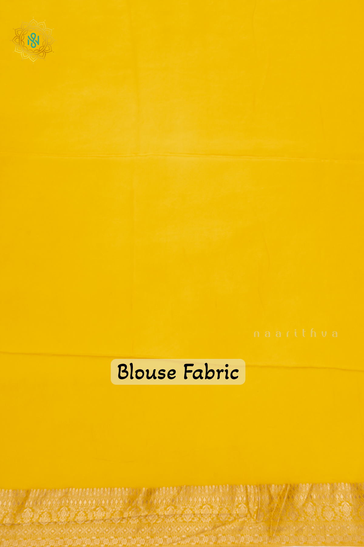 YELLOW - SEMI BANARASI CREPE