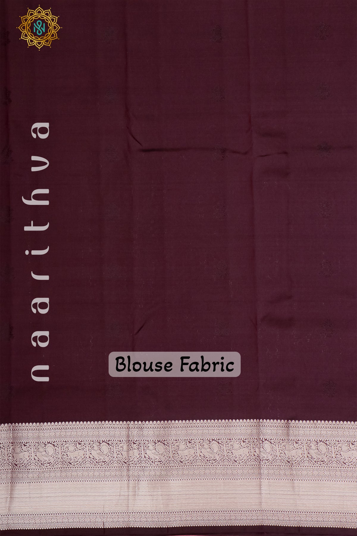 MAUVE WITH DEEP WINE - KANJIVARAM PURE MIX