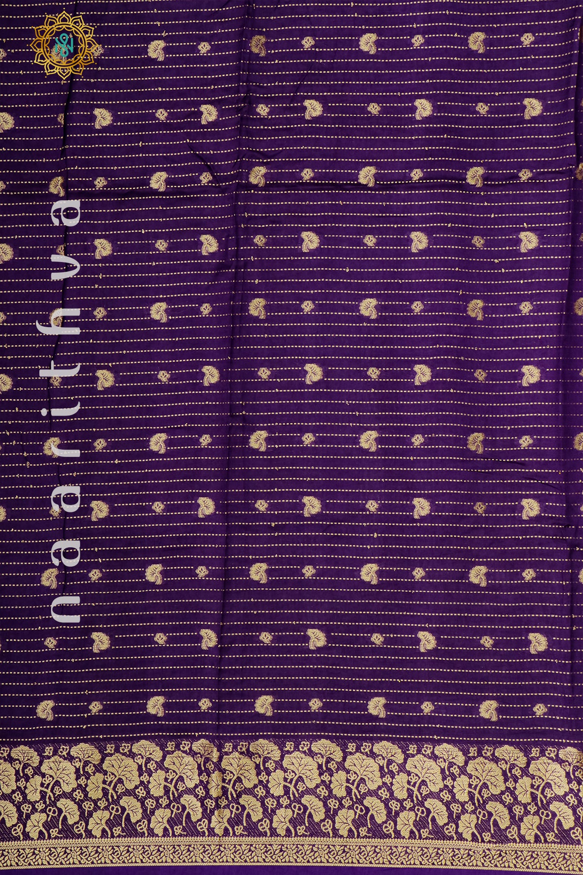 PURPLE WITH YELLOW - DOLA SILK