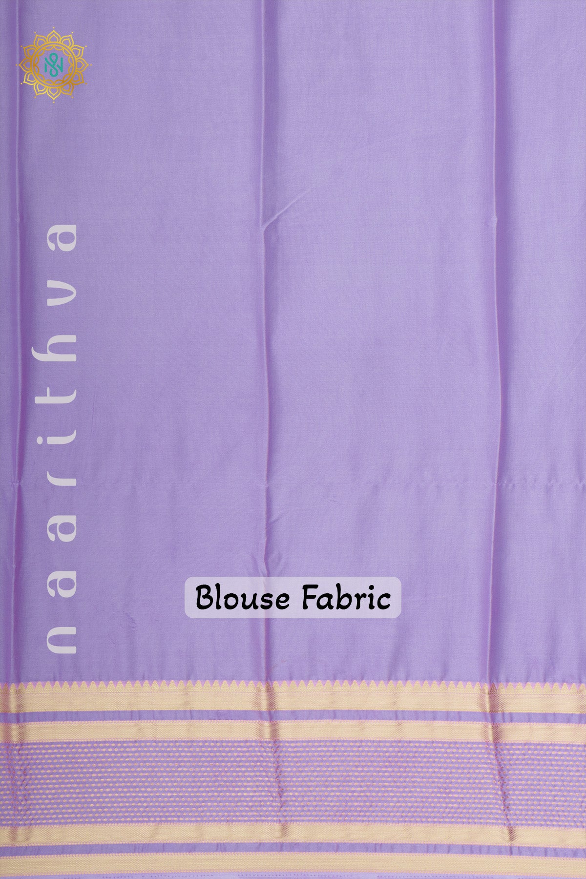 NAVY BLUE WITH LAVENDER - SEMI MYSORE CREPE SILK