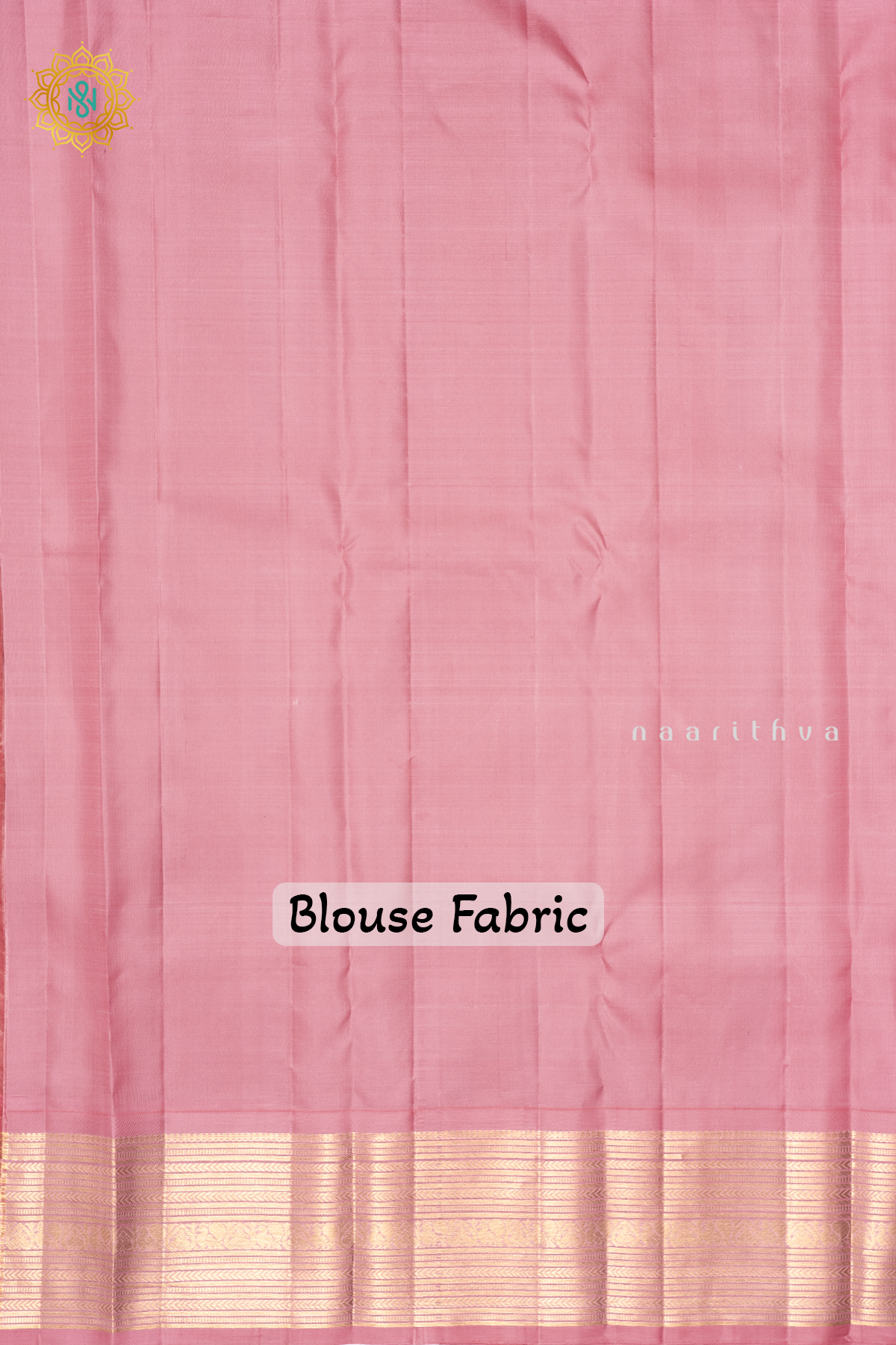 BROWN WITH LIGHT PINK - PURE KANJIVARAM SILK