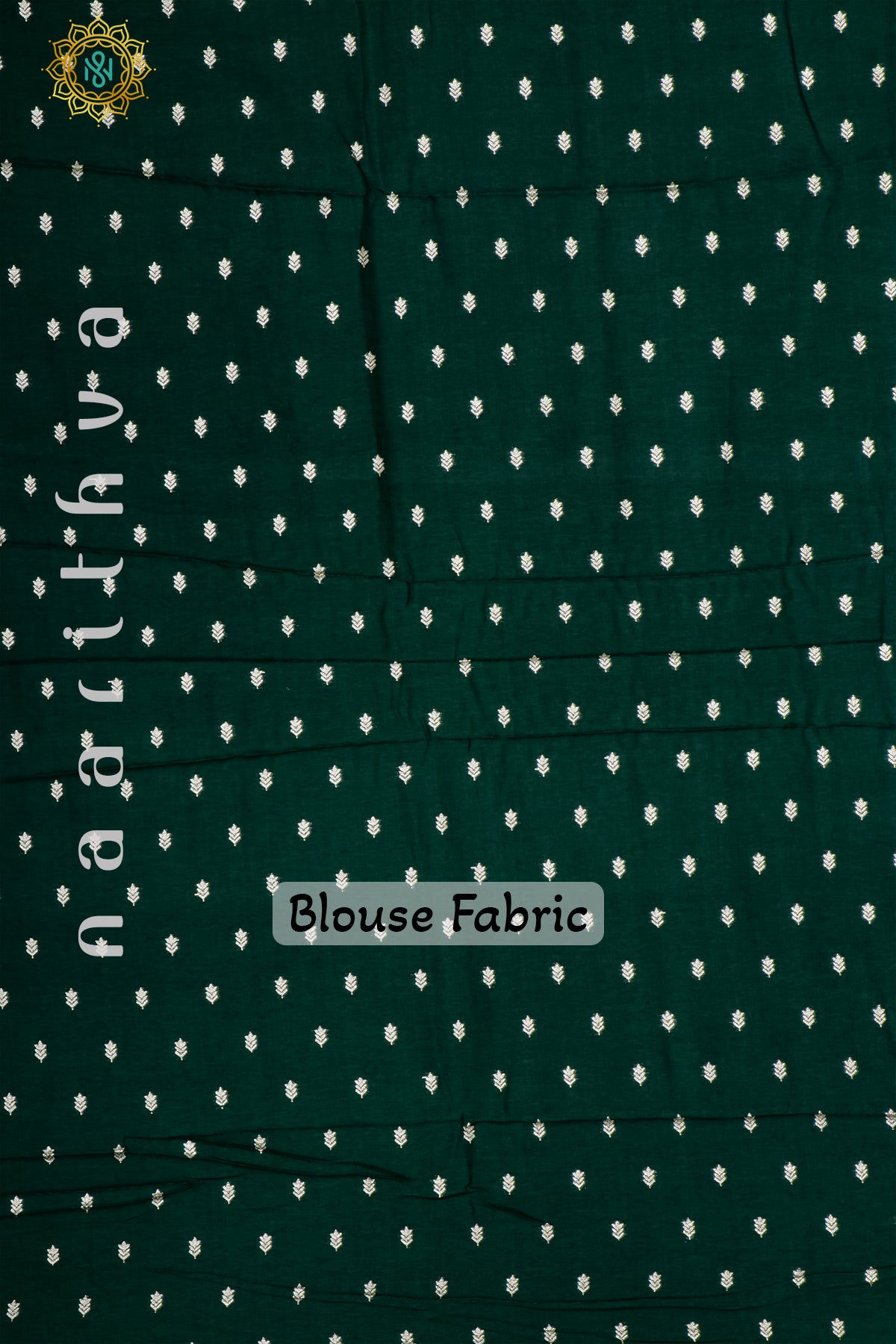 LIGHT GREEN WITH BOTTLE GREEN - SEMI CREPE SILK