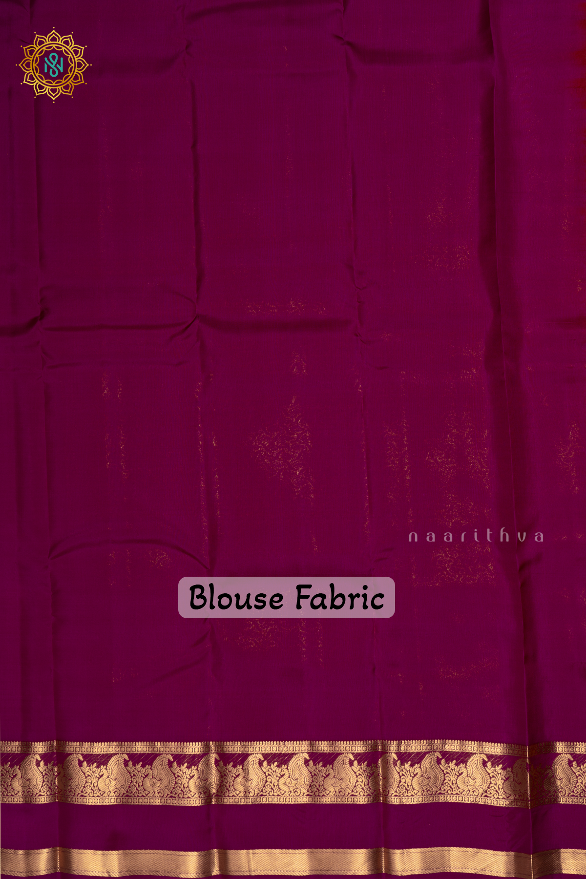 Olive Green with Magenta  Pure Mix Kanjivaram Silk Saree with Zari Woven Buttas and Zari Woven Gap Border With Contrast Pallu & Blouse