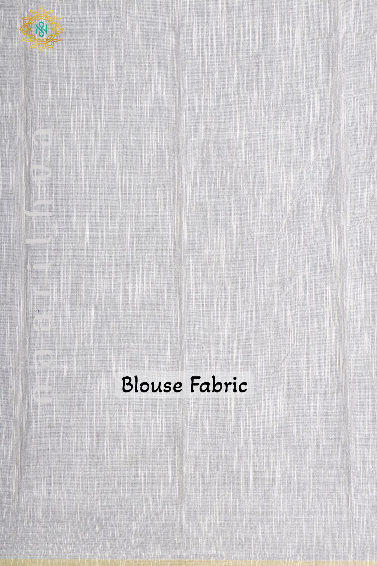 BLUE WITH WHITE - JUTE COTTON