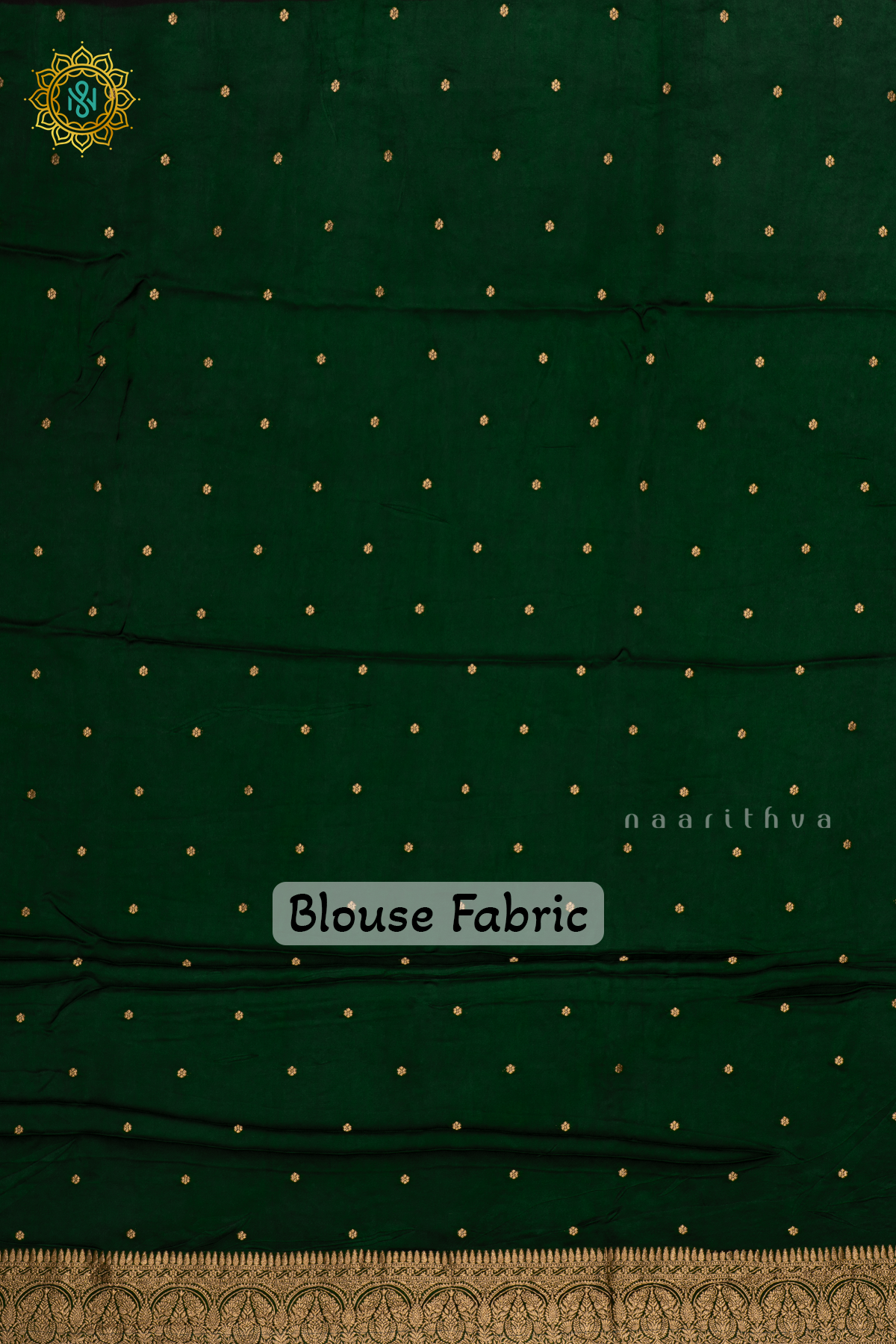 Wine with Green Pure-Mix Banarasi Crepe Saree with All-Over Zari Buttas and a Contrast Zari Border