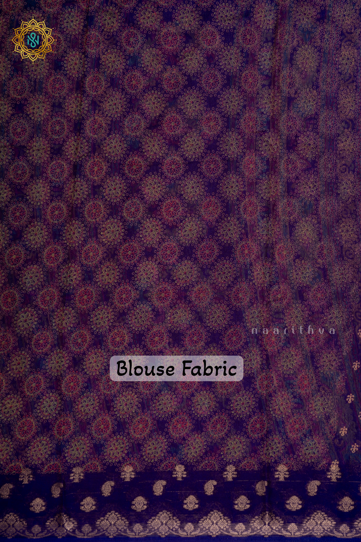 PURPLE - SEMI GEORGETTE SAREE