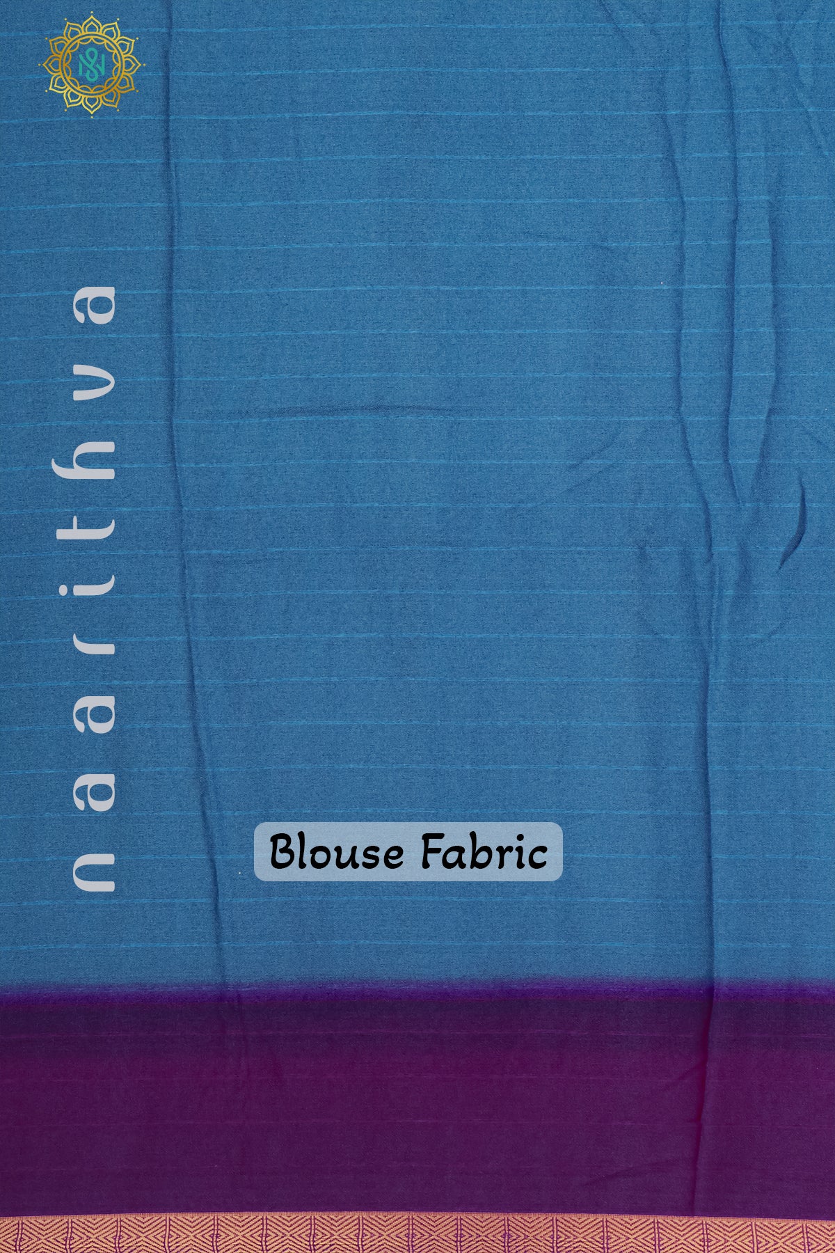 BLUE WITH PURPLE - SEMI GEORGETTE