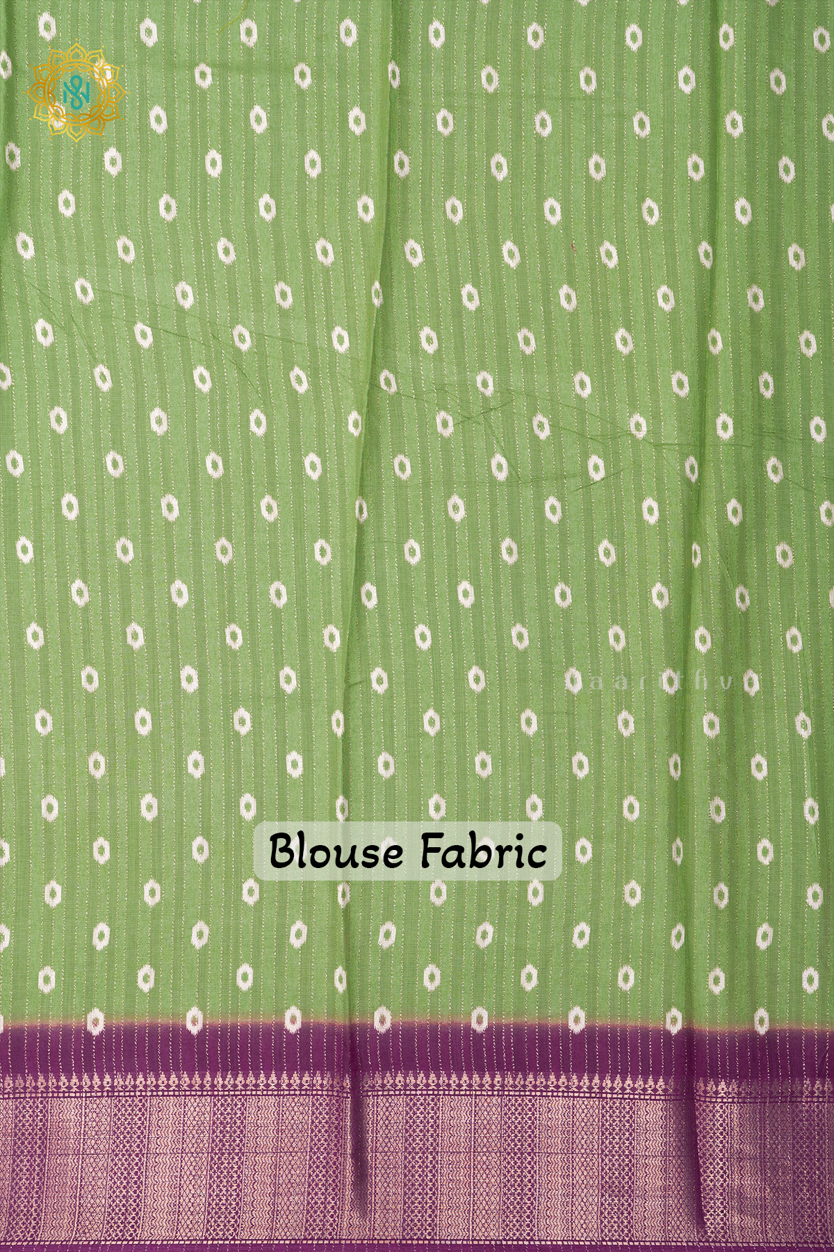 GREEN WITH WINE - DOLA SILK