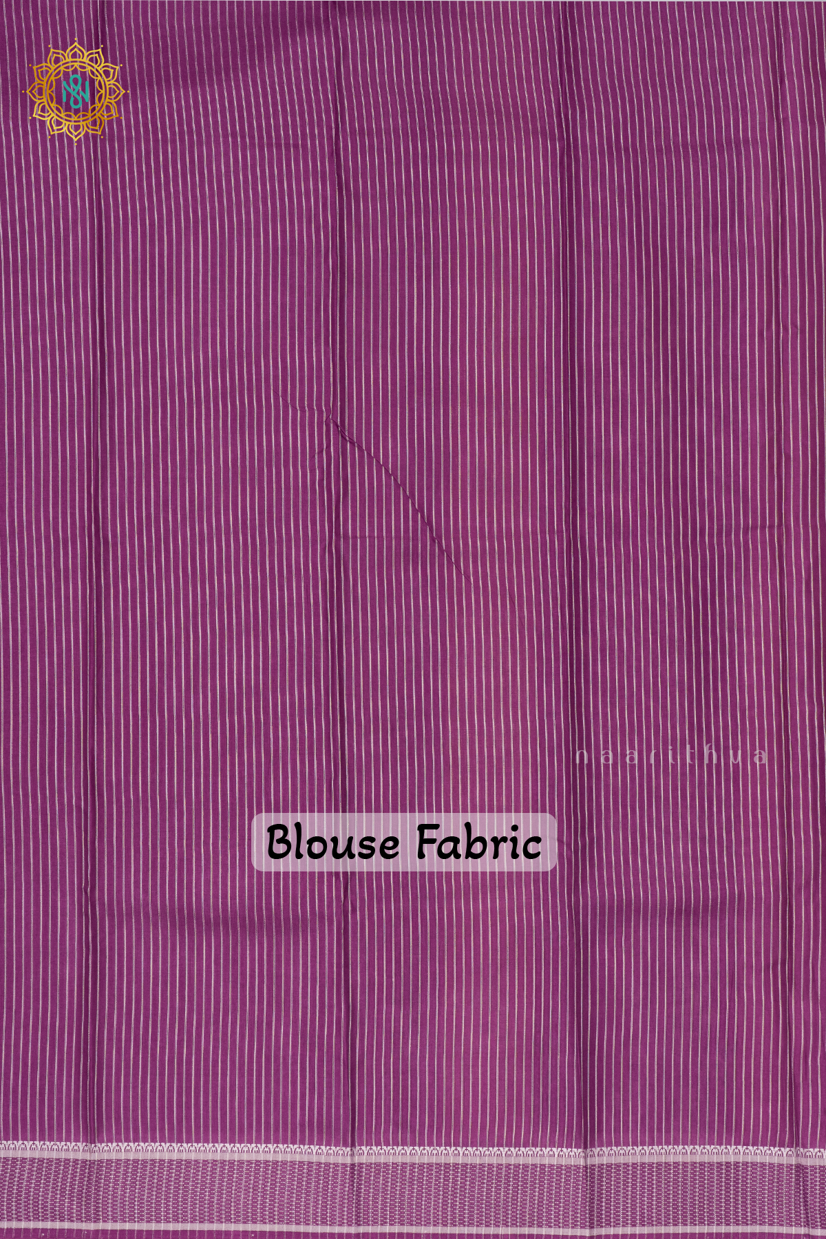 MAGENTA WITH OFF WHITE - SEMI TUSSAR SILK