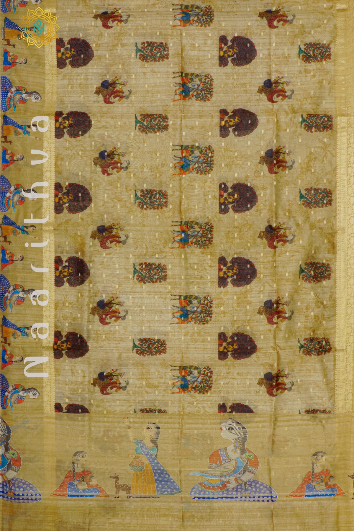 MUSTARD - MOONGA SILK COTTON