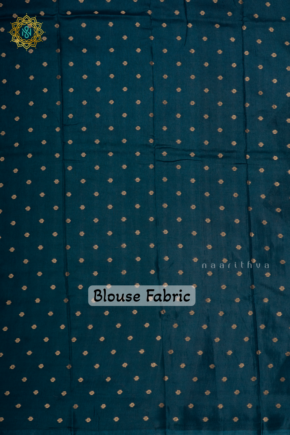 PEACOCK BLUE - SEMI CREPE SILK