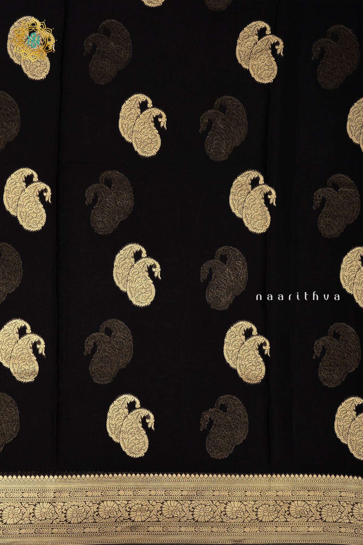 BLACK - SEMI GEORGETTE