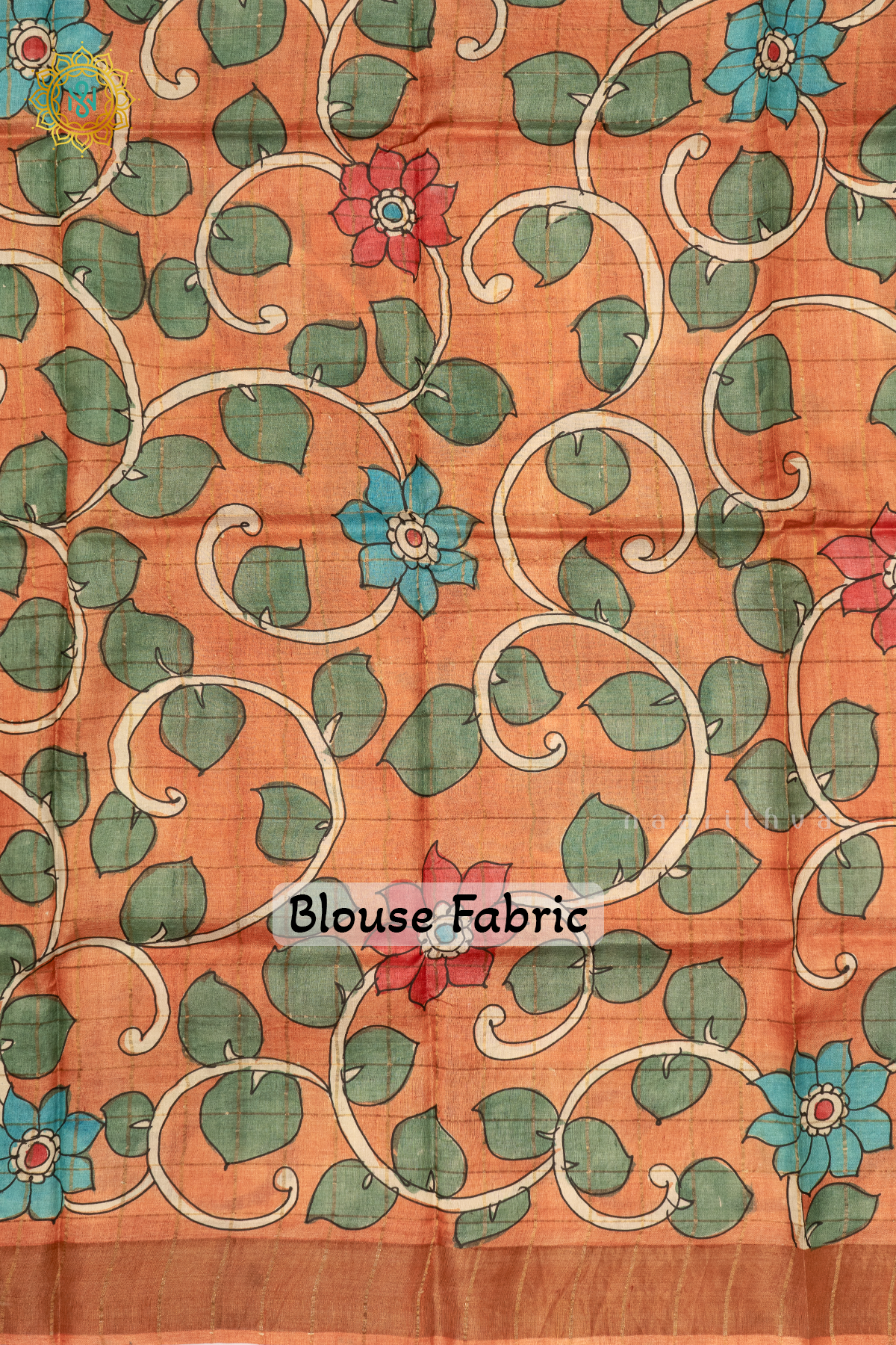 YELLOW WITH PEACH - PURE TUSSAR SILK