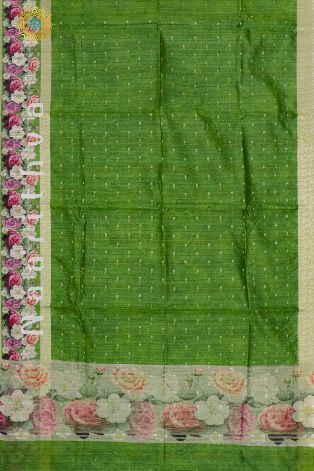 GREEN - MOONGA SILK COTTON