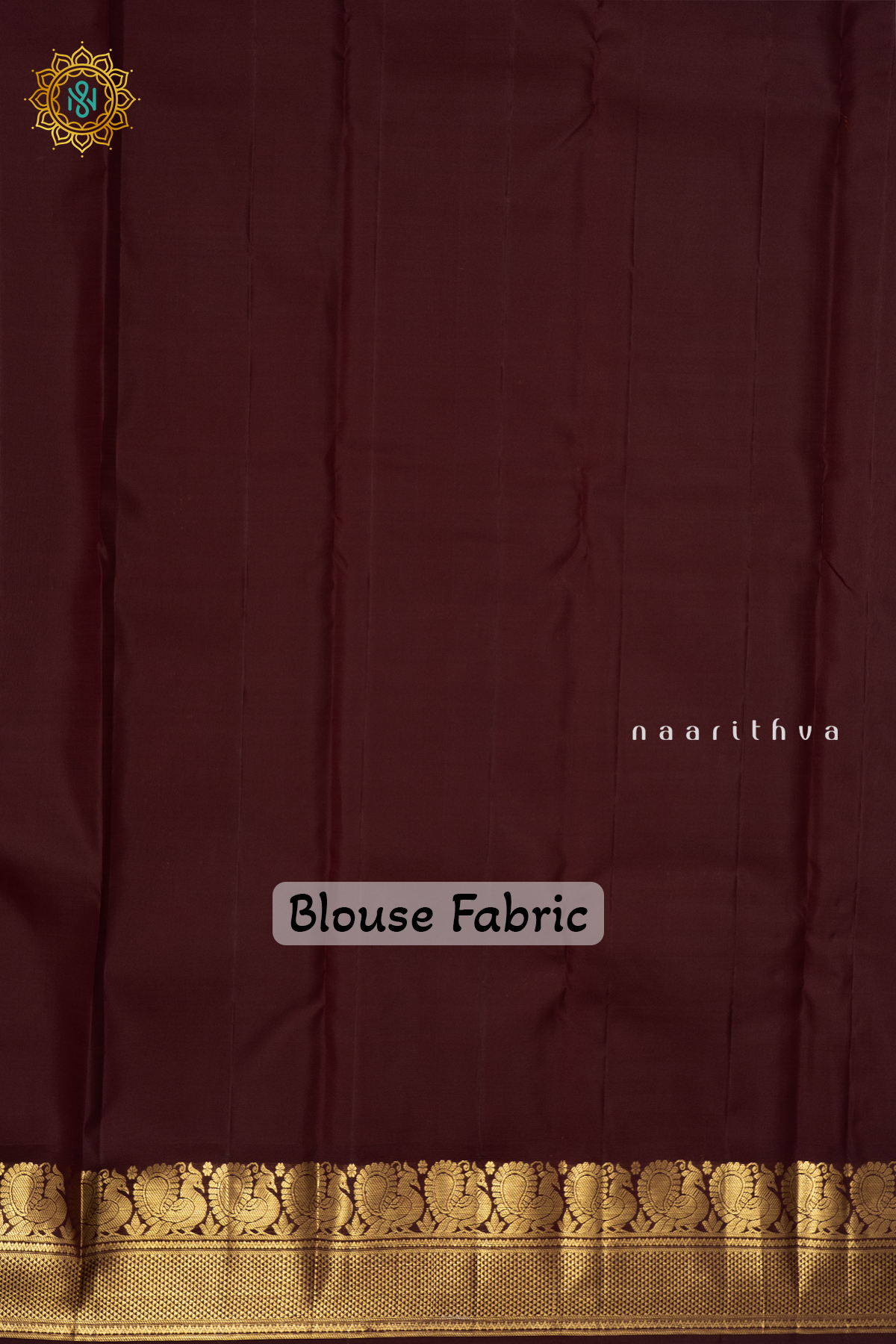 RUST ORANGE WITH BROWN - PURE KANJIVARAM SILK
