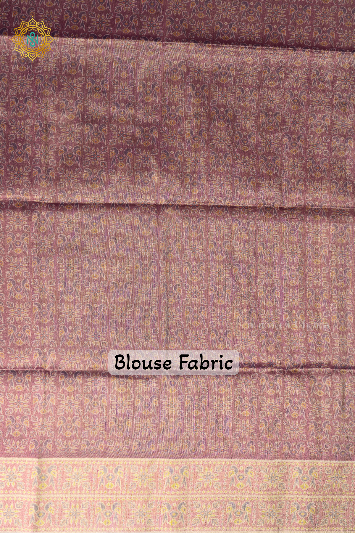 PARROT GREEN WITH LAVENDER - SEMI TUSSAR SILK