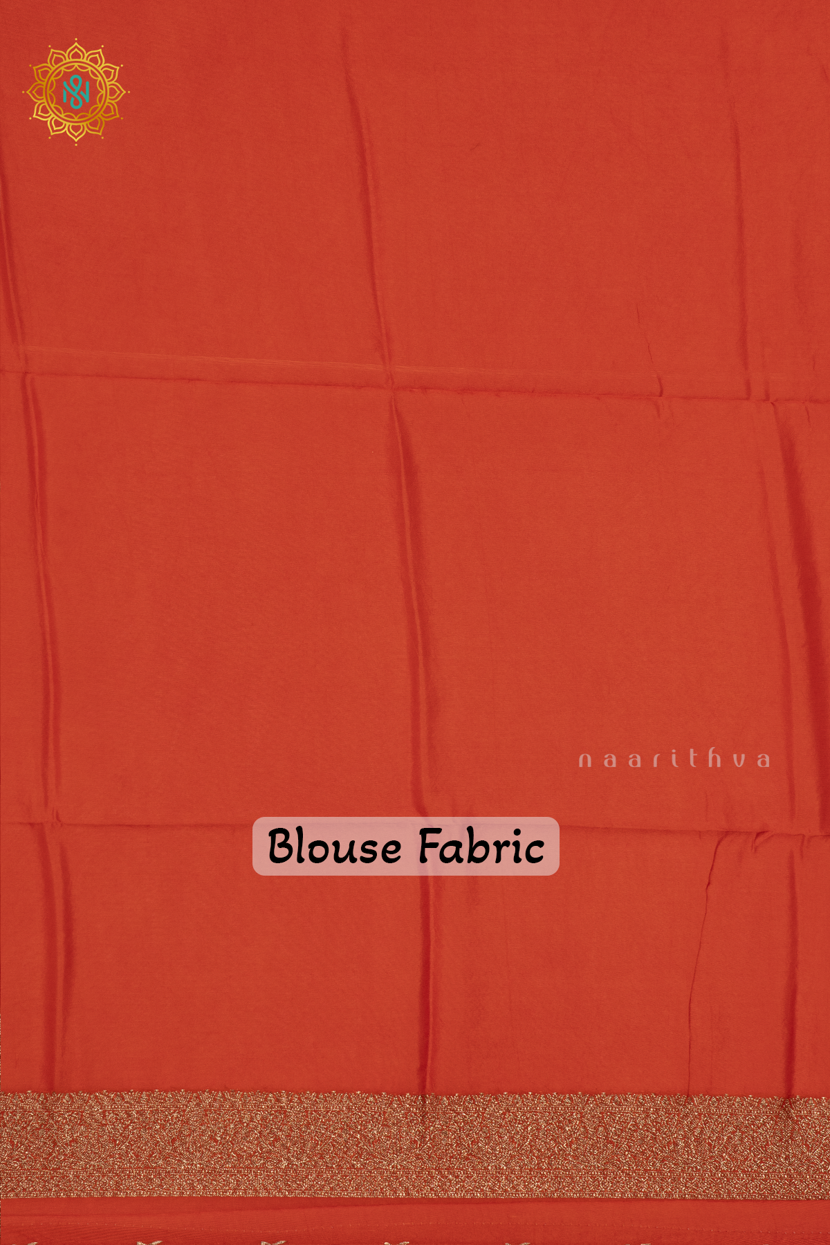 ORANGE - SEMI TUSSAR SILK