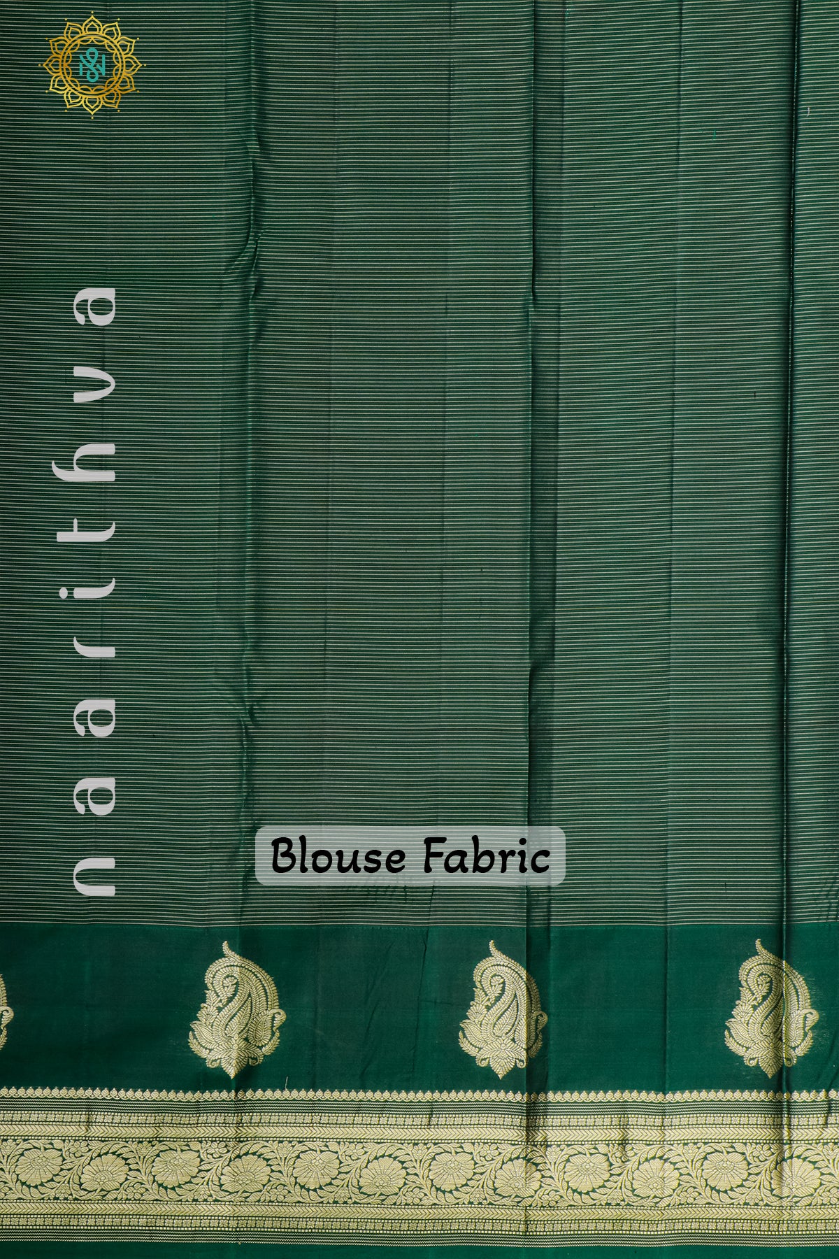 BOTTLE GREEN - PURE KANJIVARAM SILK