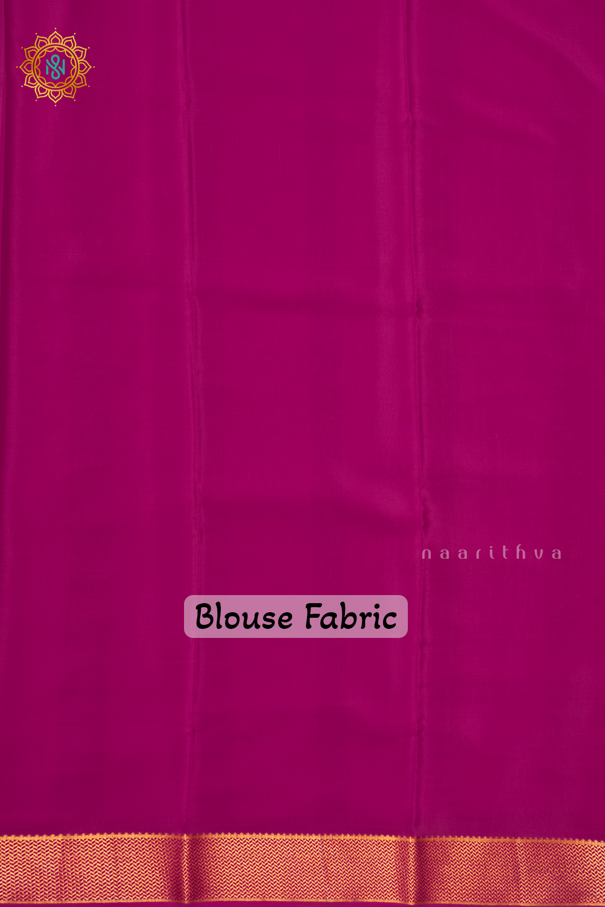 YELLOW WITH PINK - PURE MYSORE CREPE SILK