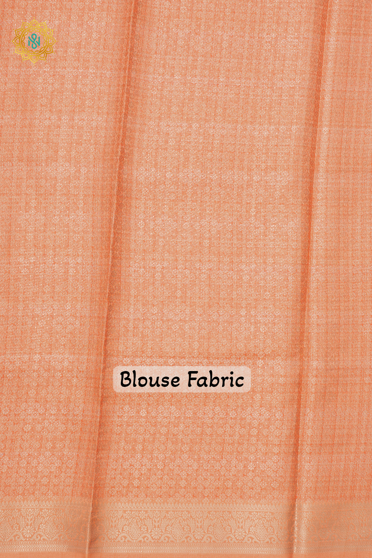 PEACHISH ORANGE - KOTHA TUSSAR SILK