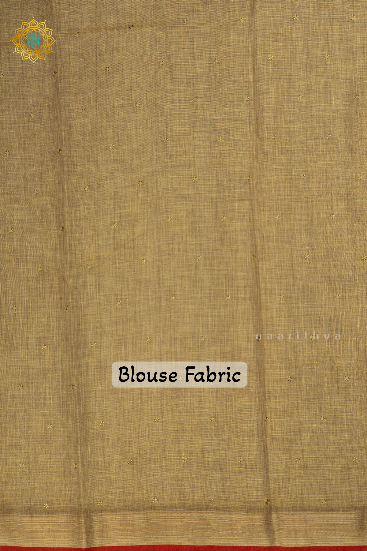 Yellow - Linen Tissue Saree Allover Thread Work Buttas with Tissue Border