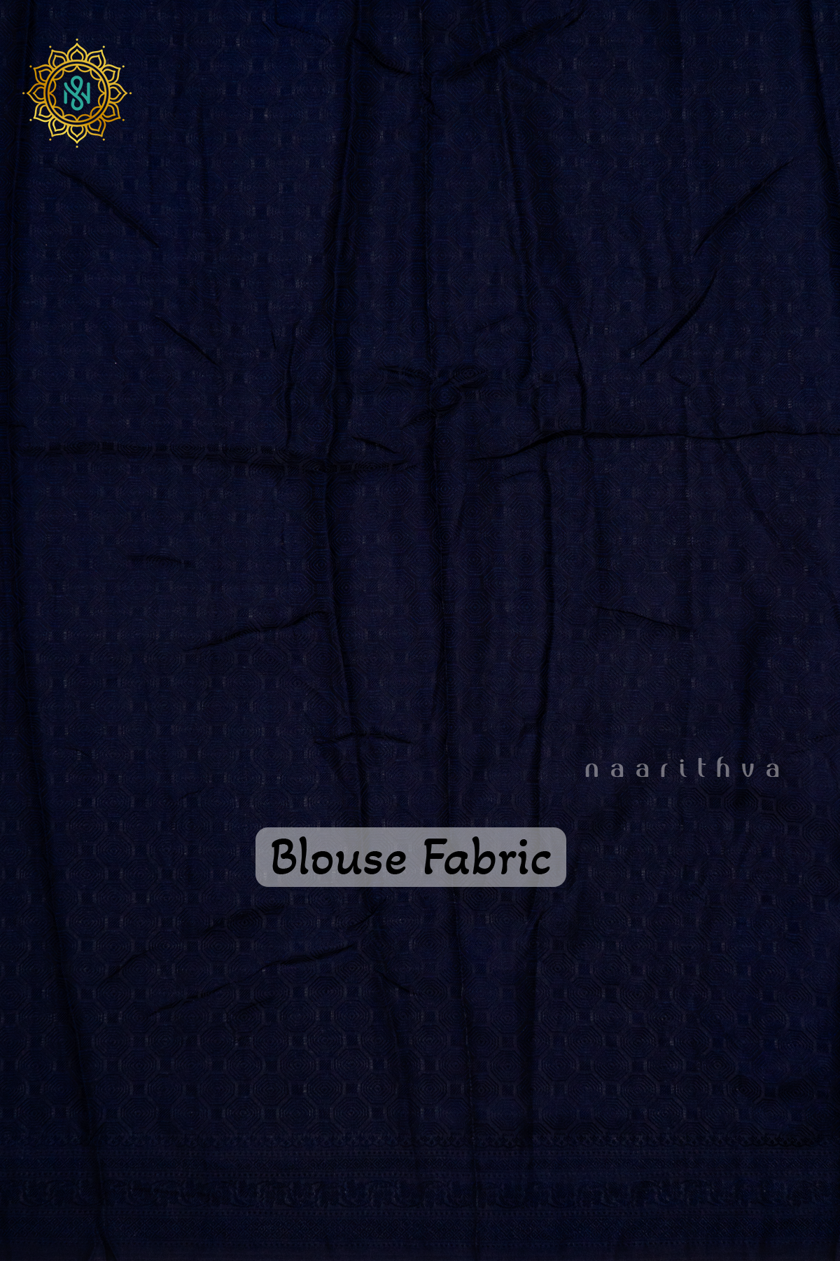 NAVY BLUE - SATIN  BANARASI