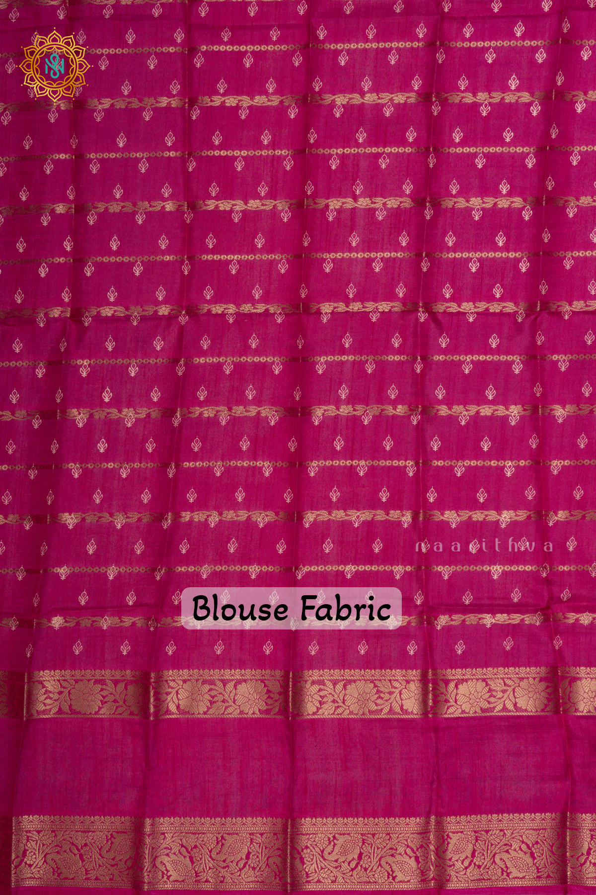 Bottle Green With Pink Dola Silk Saree Allover Printed Buttas And Zari Stripes With Contrast Zari Gap Border