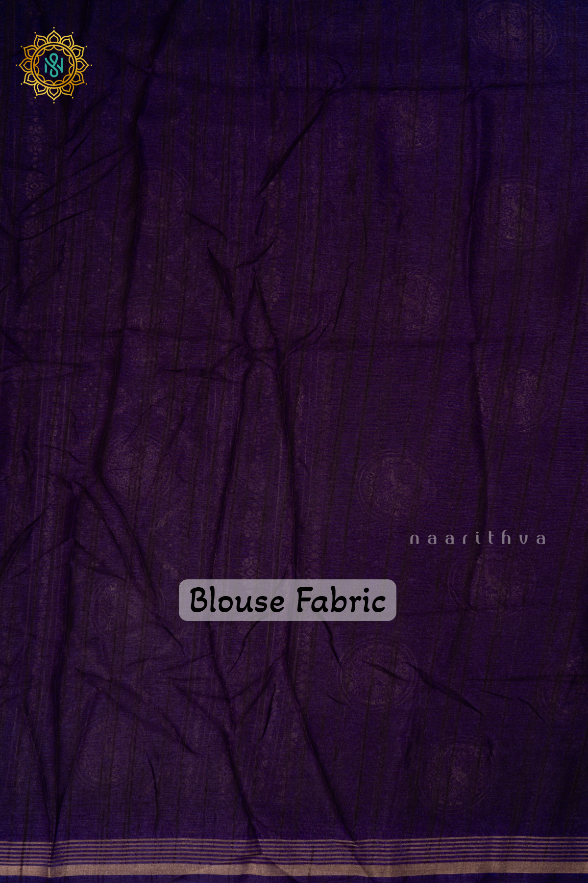 Purple - Semi Tussar Silk Saree Allover Printed Buttas on the body with Zari Border
