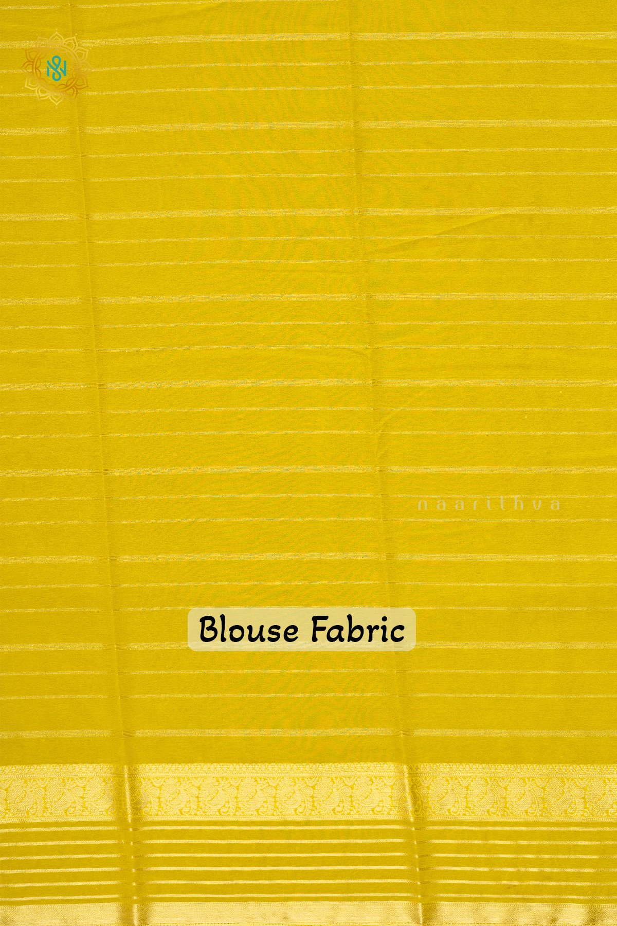 BROWN WITH YELLOW - SEMI GEORGETTE