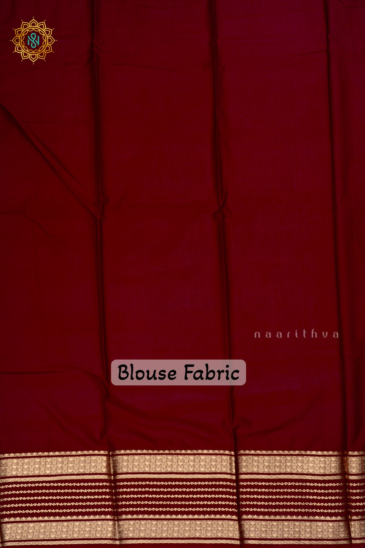 Rust Orange with Brown - Semi Crepe Silk Saree with Allover Plain Body with Contrast Zari Border, Pallu and Blouse