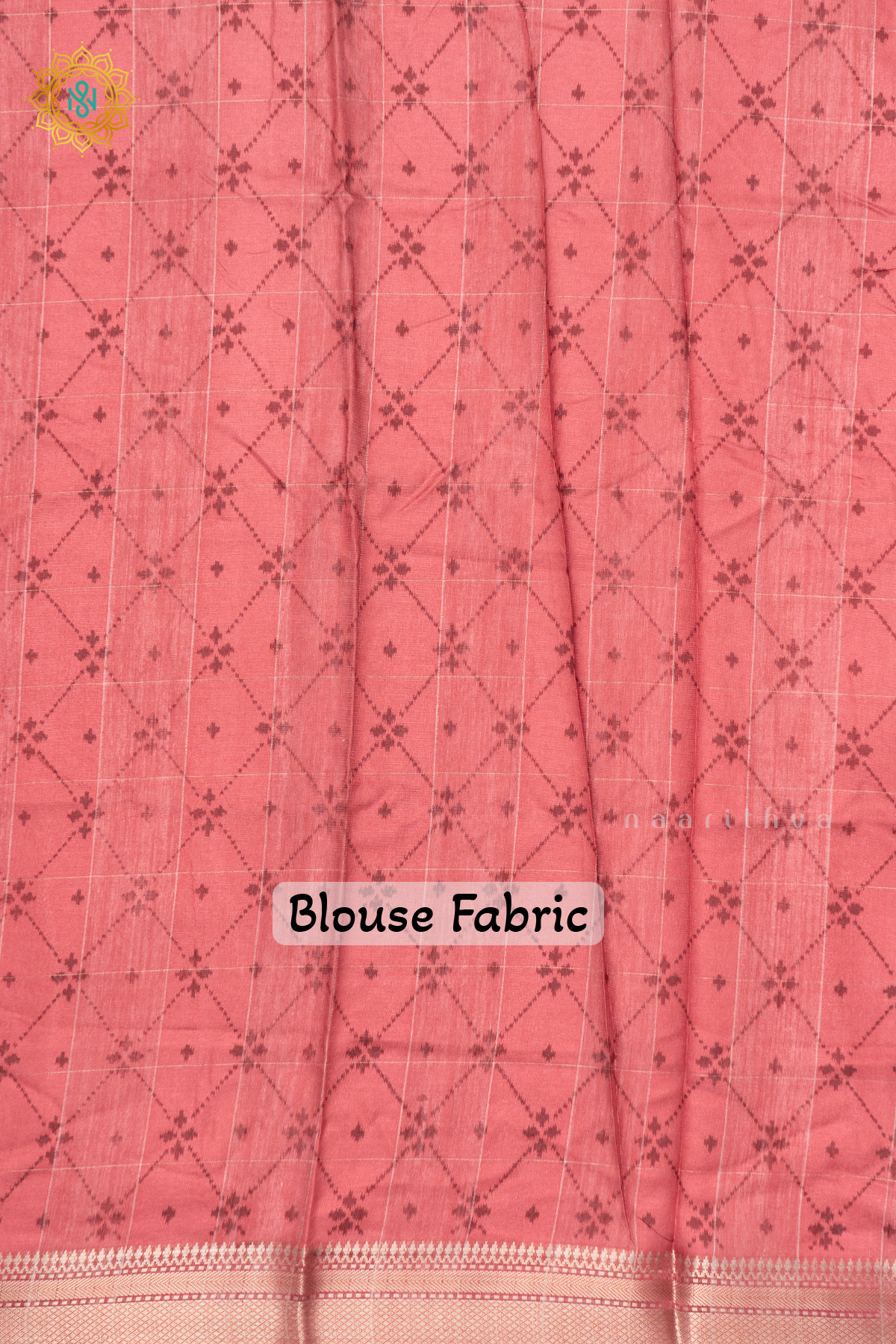 BLACK WITH PEACH - LINEN BY COTTON