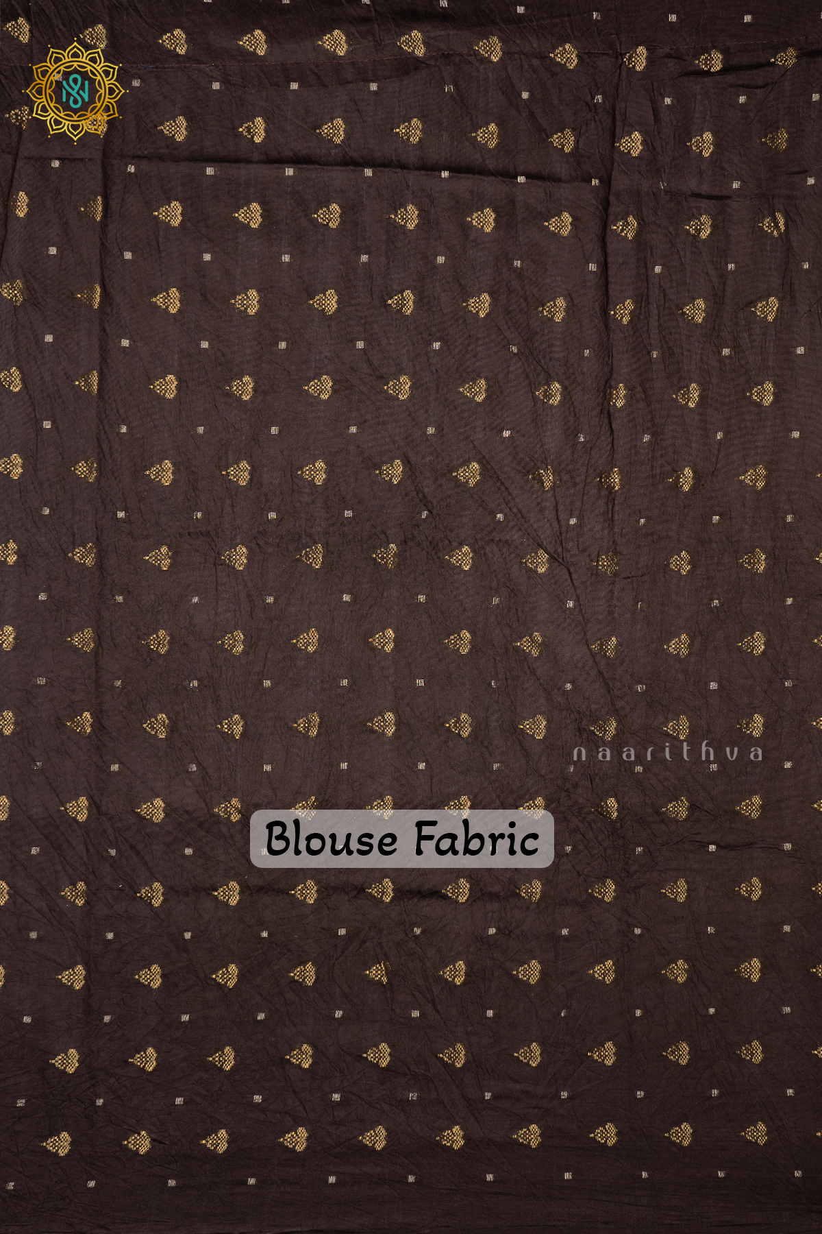 Beigh With Brown Semi Crepe Silk Saree With Printed Body And Contrast Zari Border