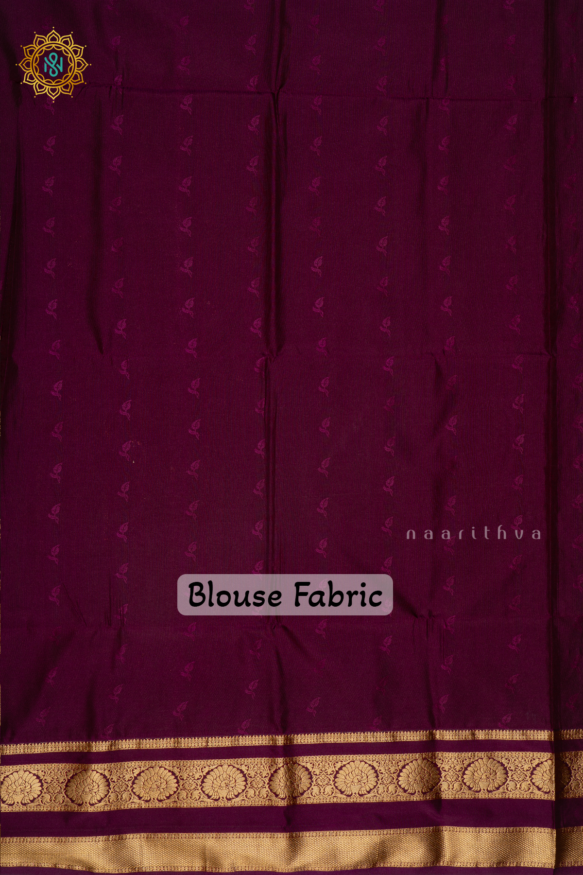 GREY WITH MAGENTA - SEMI SOFT SILK SAREE ALLOVER ZARI BUTTAS AND CONTRAST GAP BORDER