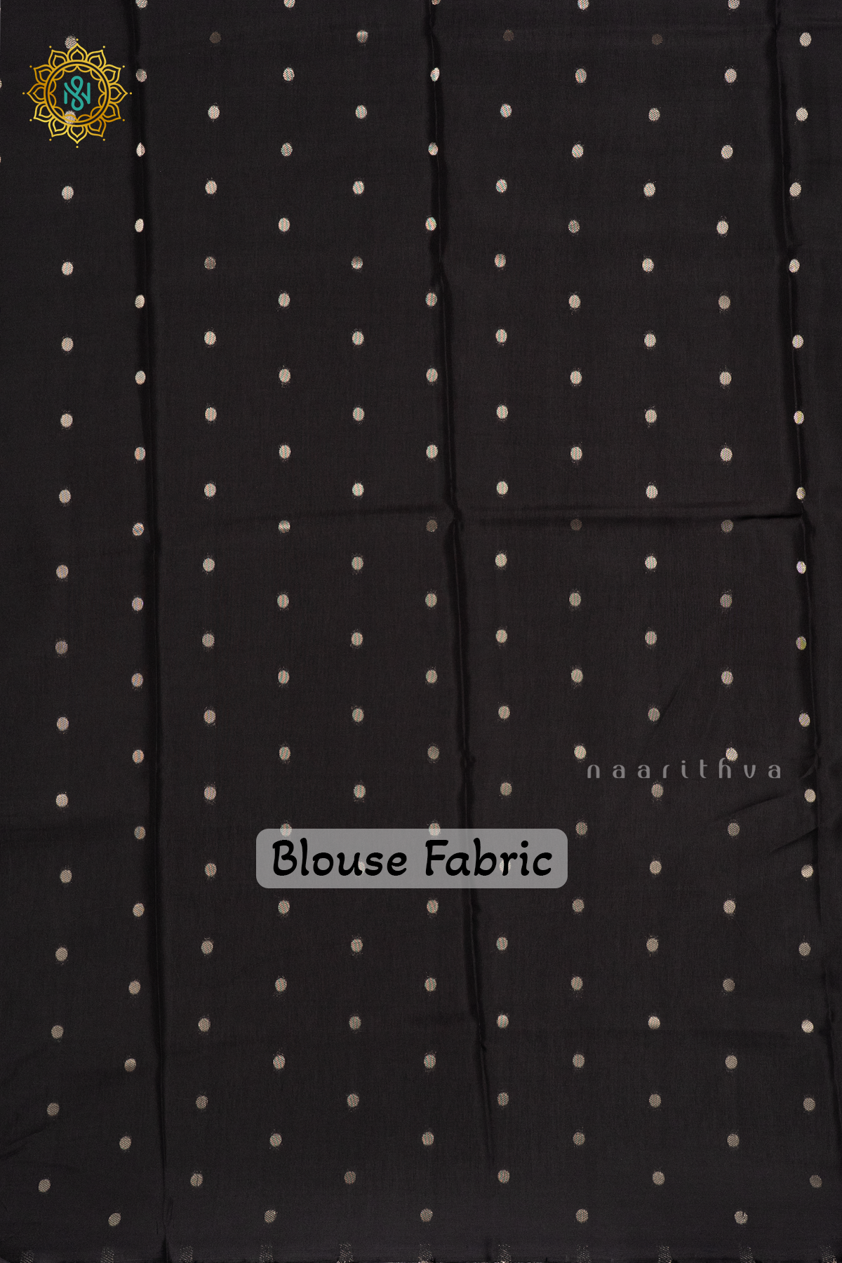 BLACK - SEMI MYSORE CREPE SILK