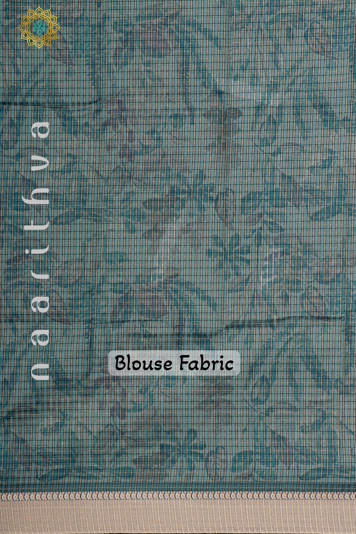 AQUA BLUE - CHANDERI SILK COTTON