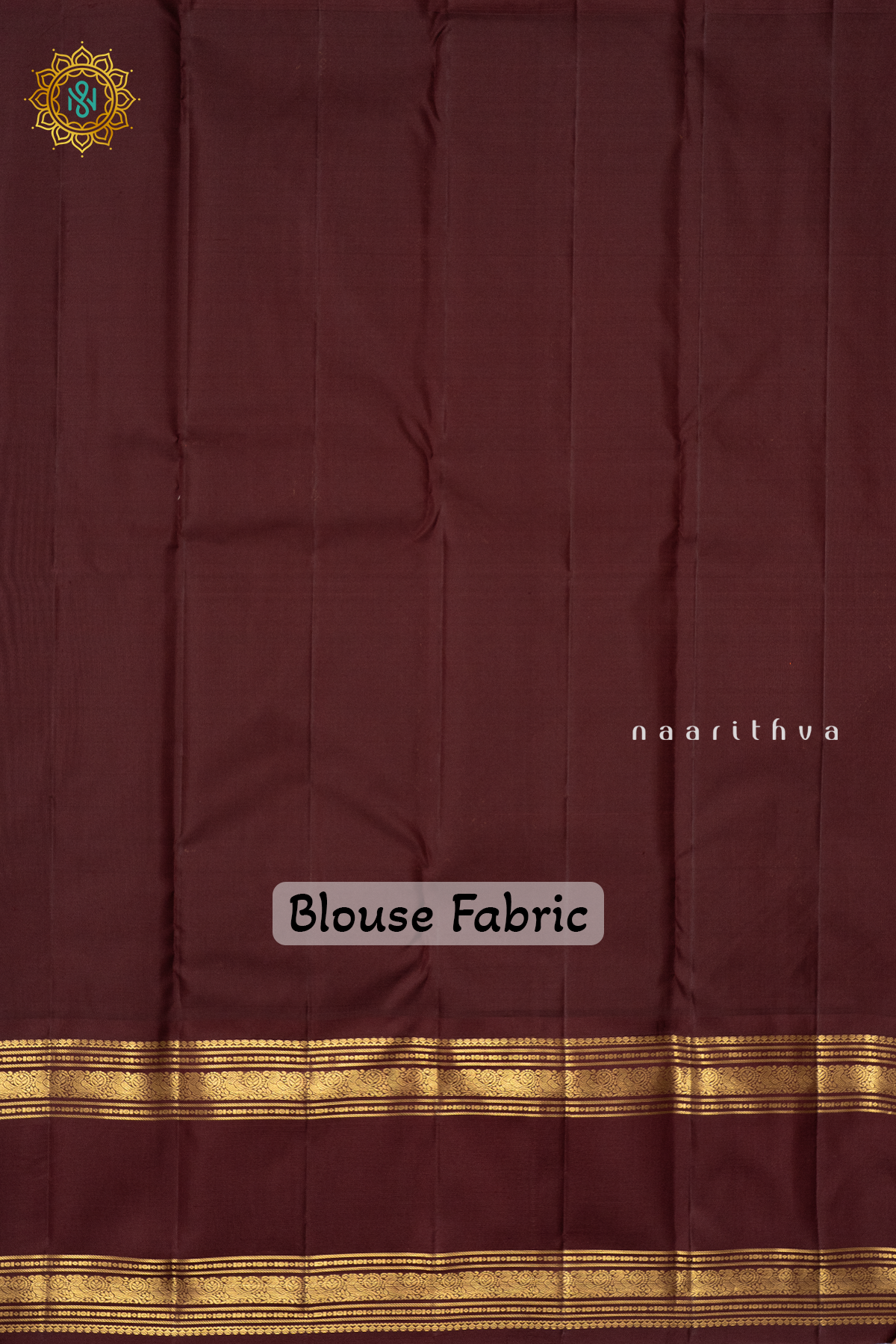 RUST ORANGE WITH BROWN - PURE KANJIVARAM SILK
