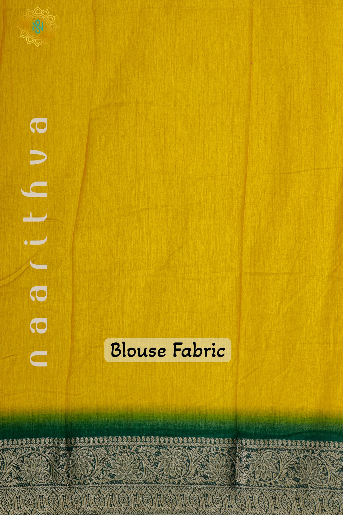 YELLOW WITH GREEN - DOLA SILK