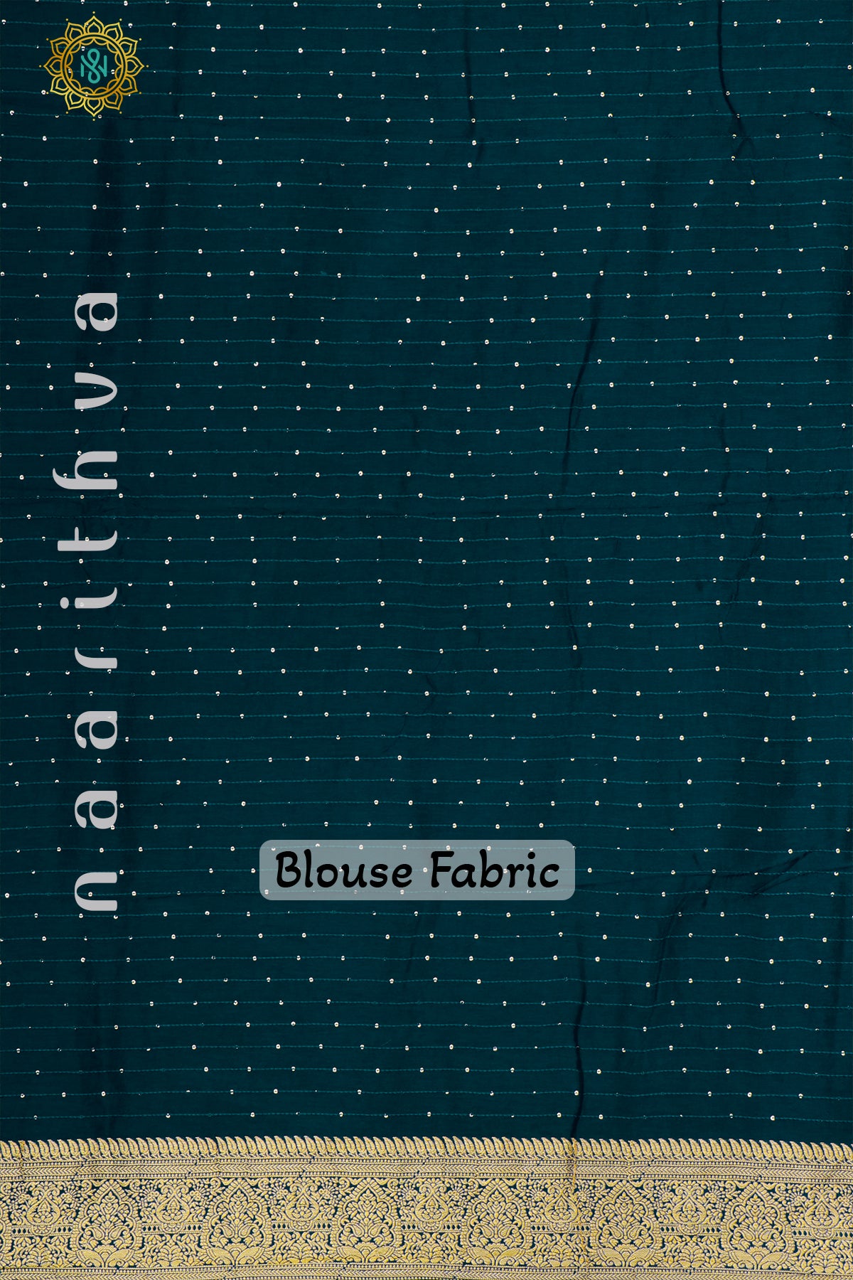 PEACOCK BLUE - SEMI CREPE SILK