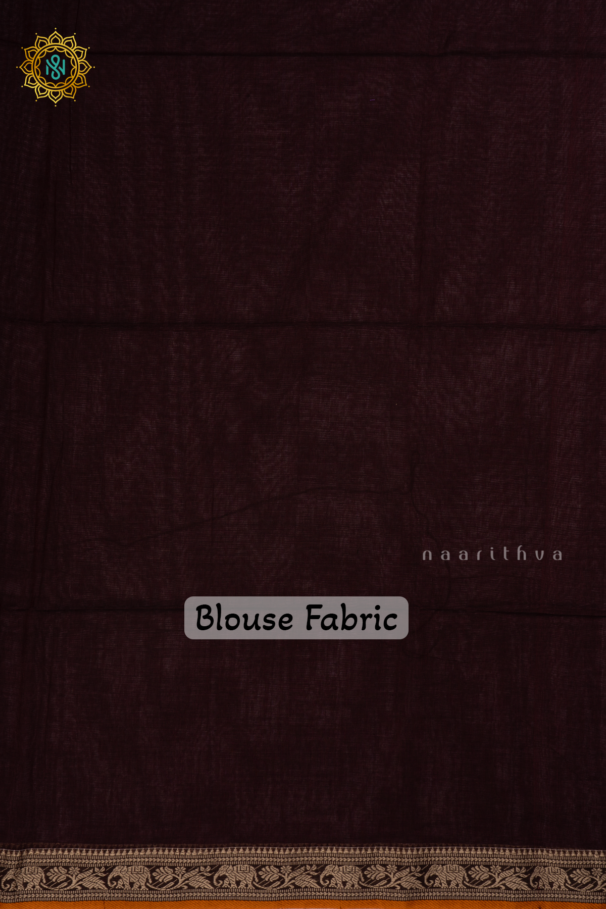 Deep Wine Mul Cotton Saree  with Plain Body and Thread Woven Border