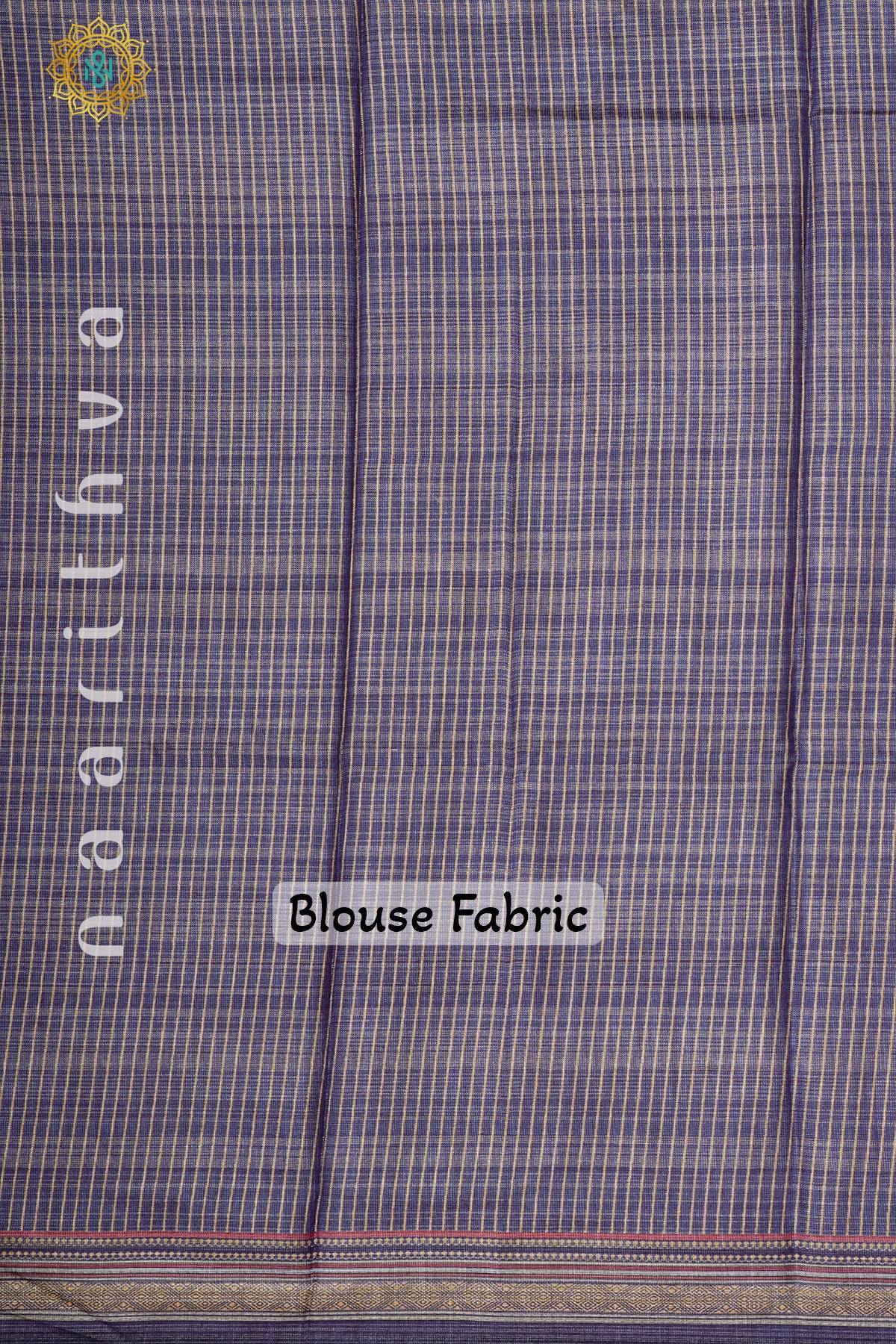 BLUE WITH NAVY BLUE - LINEN TISSUE