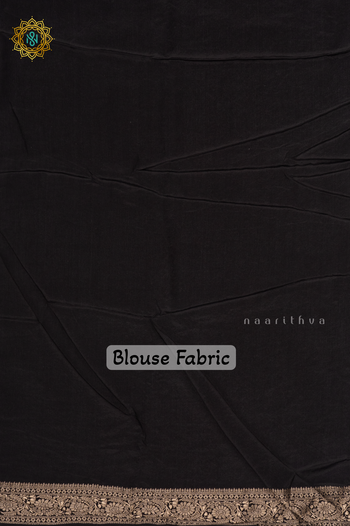 BLACK - SEMI BANARASI CREPE