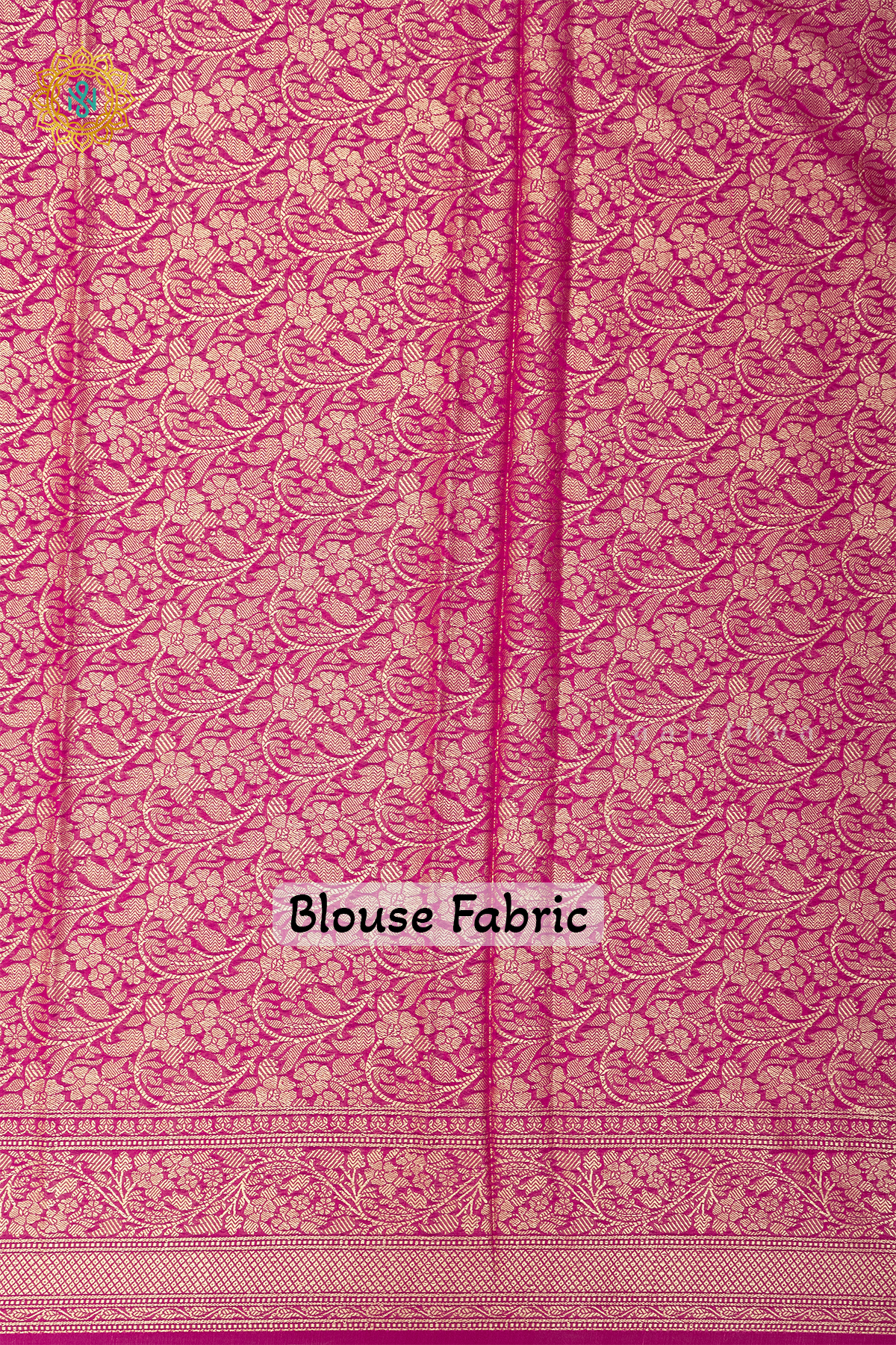 BLUE WITH PINK - JUTE COTTON