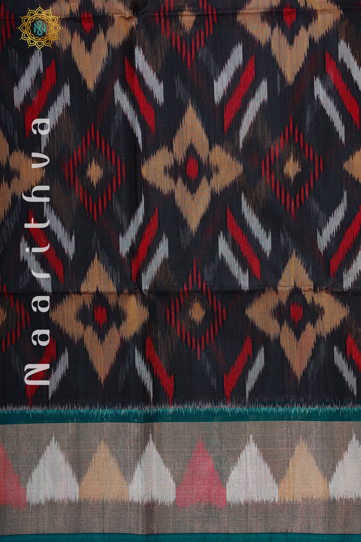 BLACK WITH GREEN - IKAT SICO