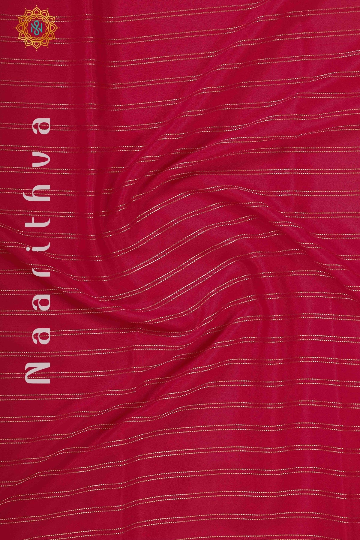 RED - PURE MYSORE CREPE SILK