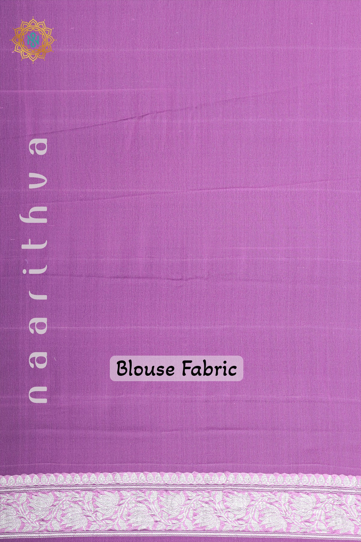 SKY BLUE WITH PINKISH LAVENDER - PURE BANARASI CHIFFON